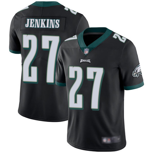 Men Philadelphia Eagles #27 Malcolm Jenkins Black Alternate Vapor Untouchable NFL Jersey Limited Player